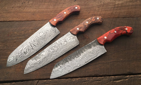 Damascus Chef's Knife May 8-10, 2024 (Deposit only)