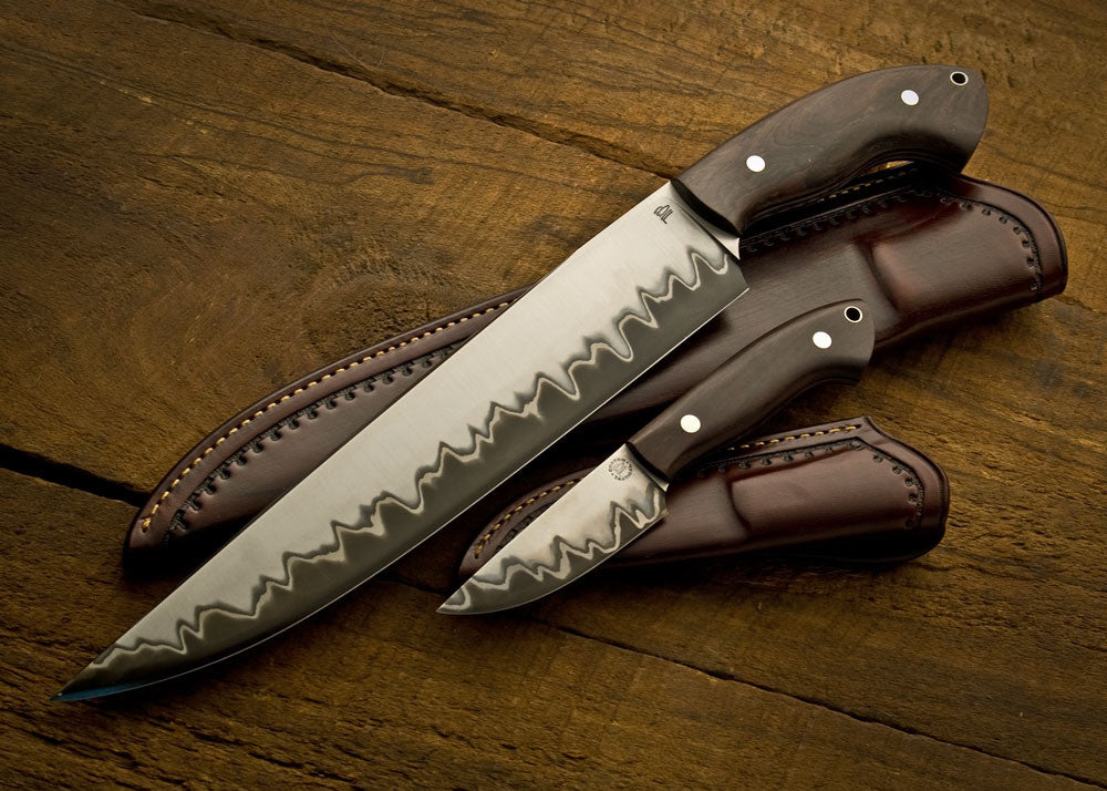 Hunter Set FP — High quality handmade camping knives — BPS