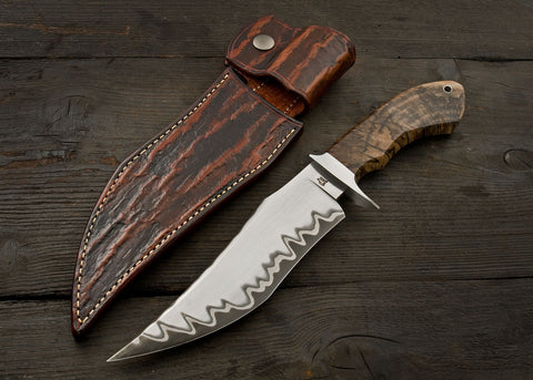 Iron Spur Fighter - End-Grain Spalted Maple